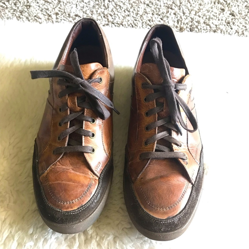Neil M. Leather/Suede Sneakers Men’s Shoes sz 10 D - Picture 9 of 9